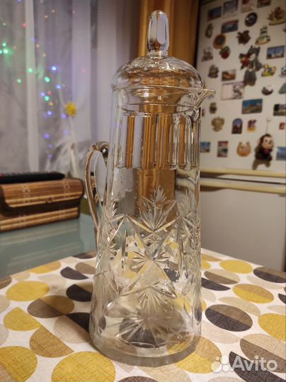 Кувшин хрустальный советский