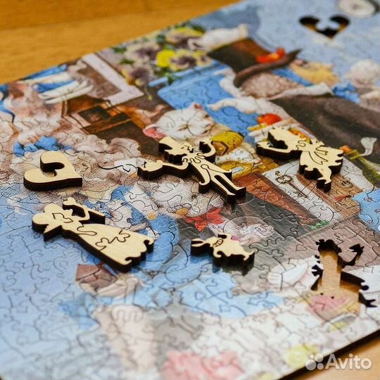 Деревянный пазл Безумное чаепитие (davici)