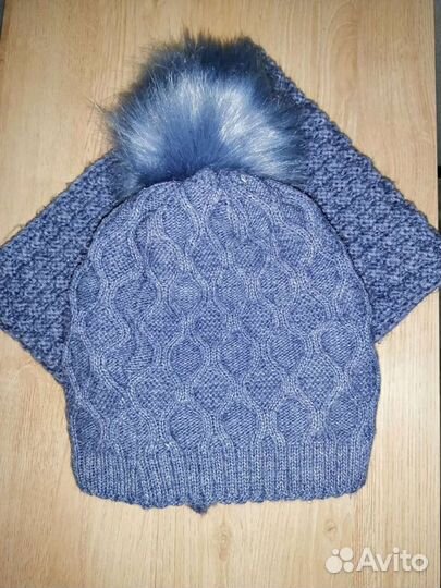 Шапка и снуд для девочки