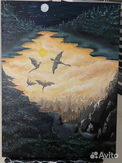 Картина маслом на холсте