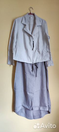 Женские летние вещи пакетом Лен.Хлопок.54-56 разме