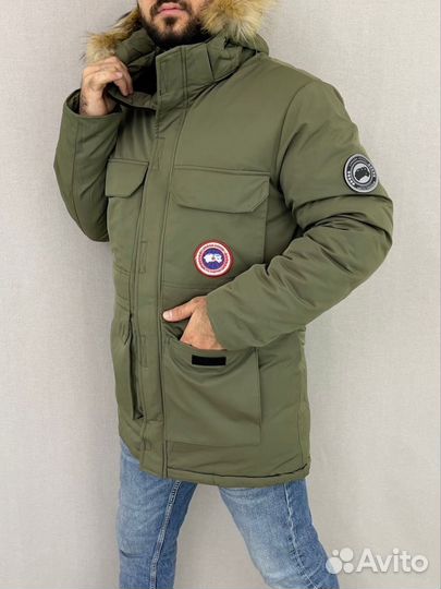 Парка Canada Goose мужская с мехом зимняя(Новинка)