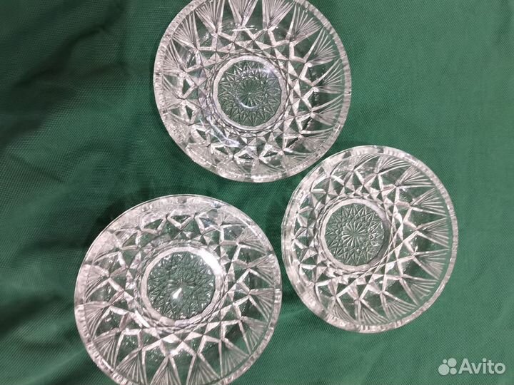 Розетки для варенья хрусталь СССР