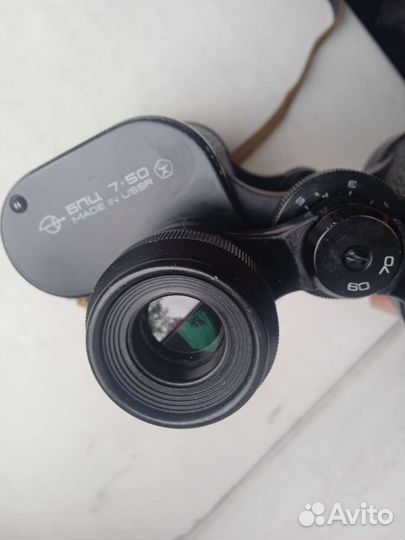 Бинокль зомз бпц 7х50 кофр СССР фильтры 1982 год