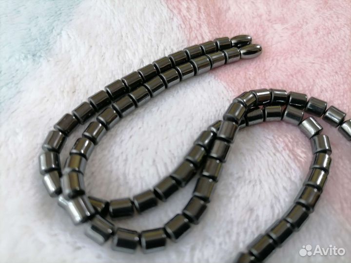 Бусины из гематита