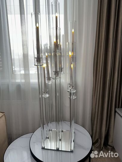 Подсвечники и канделябры, свадебный декор