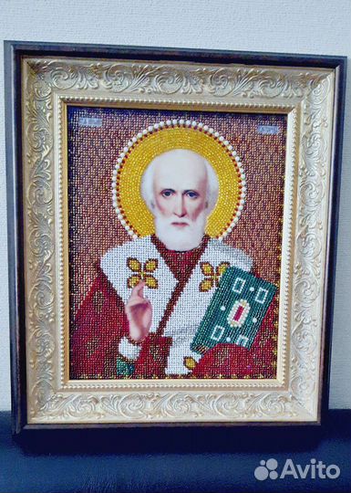 Икона. Вышивка бисером