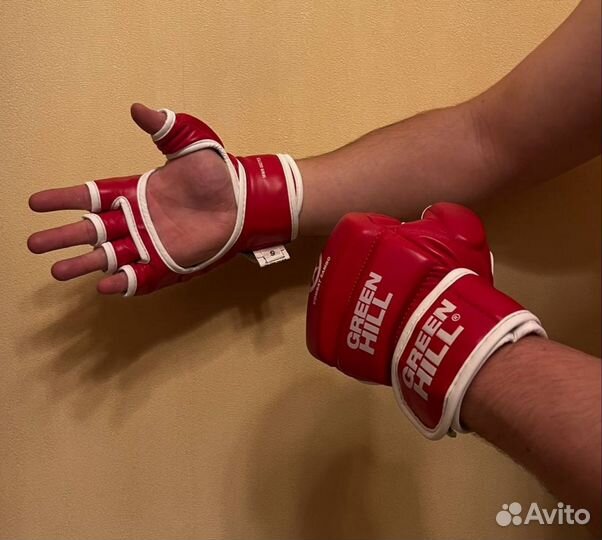 Перчатки (краги) Green Hill (М) для Самбо/арб