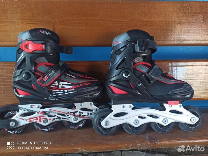 Роликовые коньки детские раздвижные