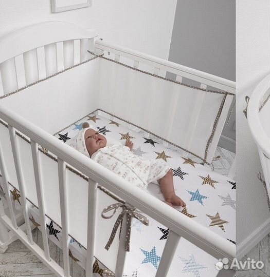 Бортики в детскую кроватку