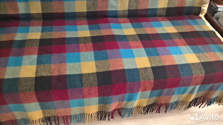 Плед IKEA 100 шерсть, 150x200 см