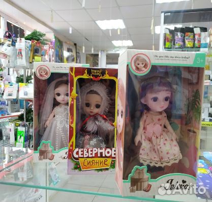 Кукла шарнирная в платье,шарнирная