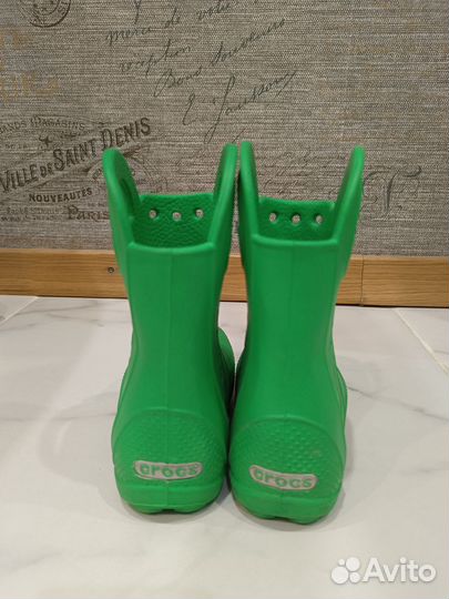 Детские резиновые сапоги crocs