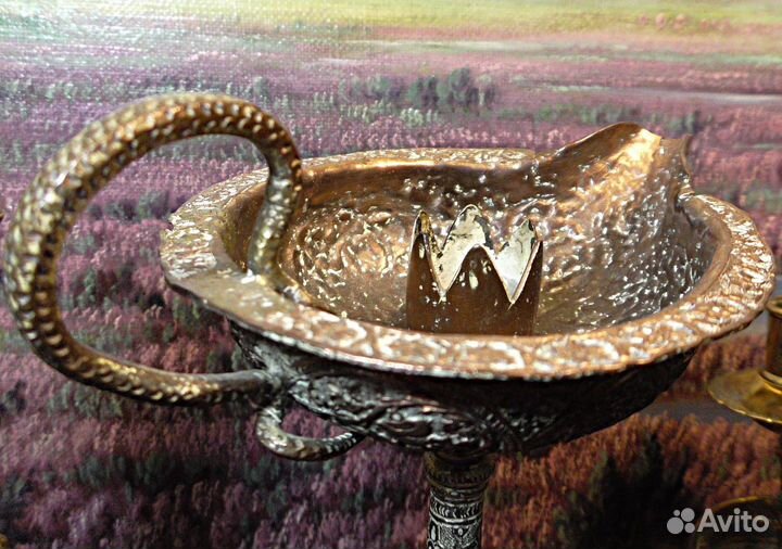 Подсвечники.Старинные.Латунь.Медь.Англия