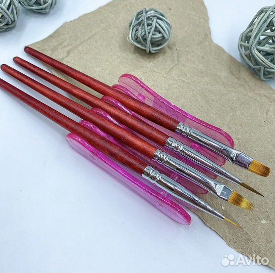 Набор кистей для дизайна ногтей