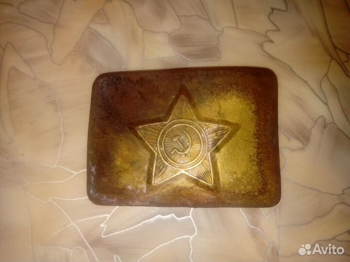 Редкая пряжка солдата советской армии