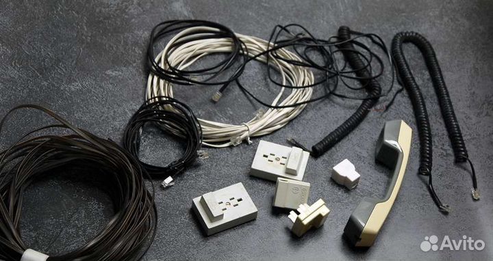 Кабели и розетки телефонные