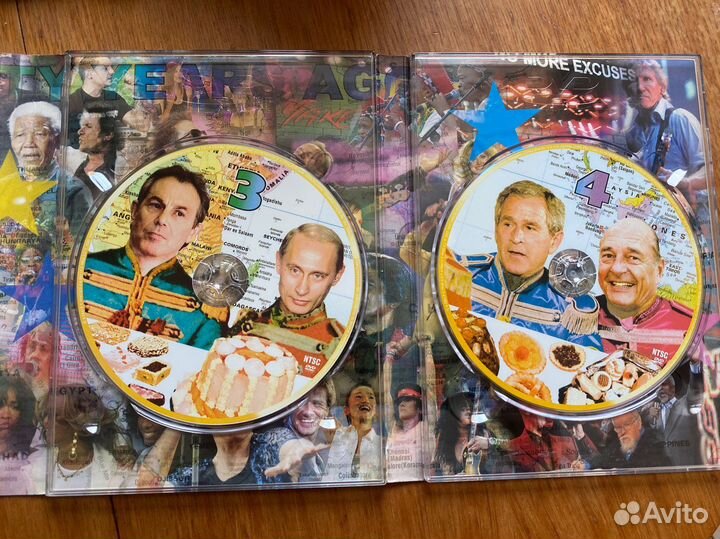 DVD концерта «Live 8» - 4 диска
