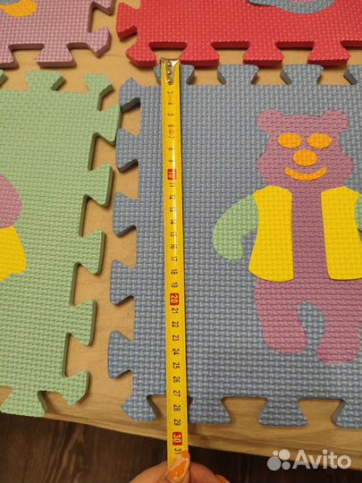 Мягкий коврик пазл для детей