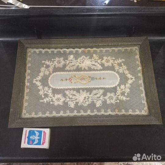 Туалетный набор зеркало поднос англия