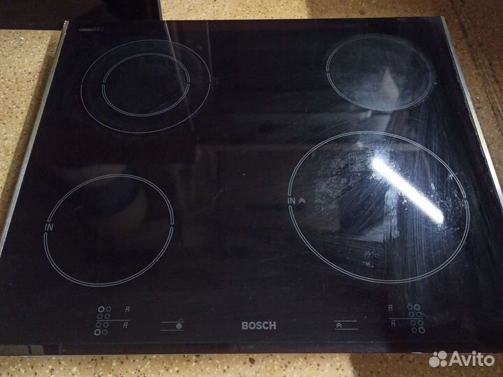 Индикация комбинированой варочной панели bosch