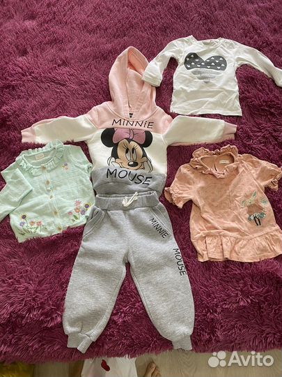 Вещи на девочку 80-92 пакетом