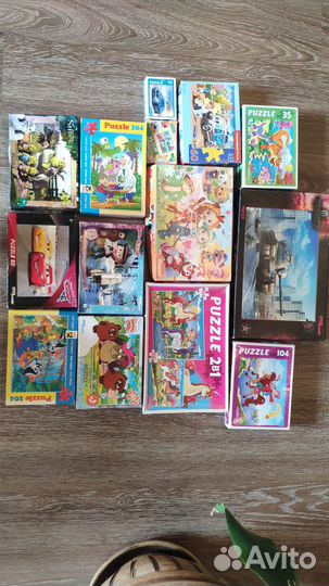 Пазлы для детей пакетом