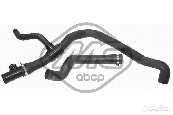 Патрубок радиатора верхн VW transporter T4 2.4D