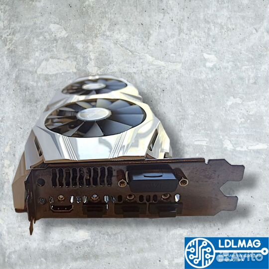 Видеокарта Asus GeForce GTX 1060 dual OC 6Гб