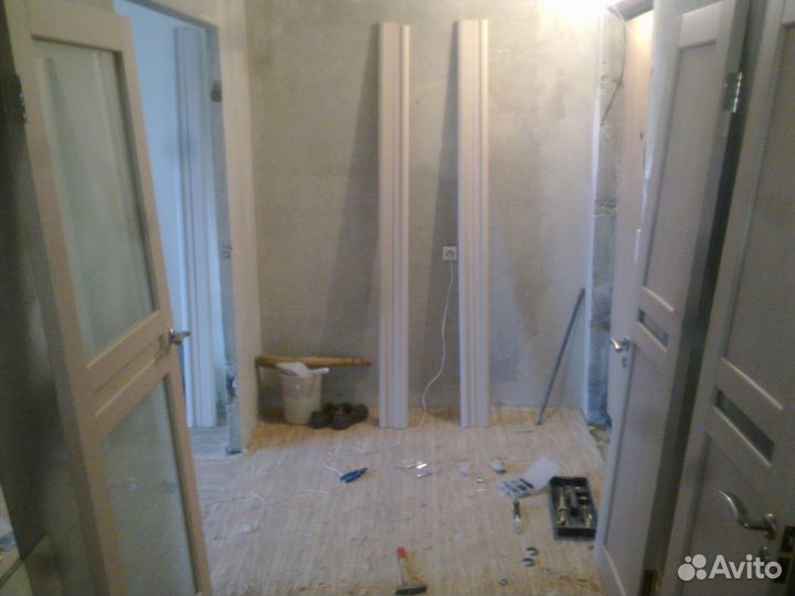 Любые работы с межкомнатными дверями любых типов