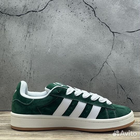 Кроссовки Adidas Campus 00s Dark Green Cloud White