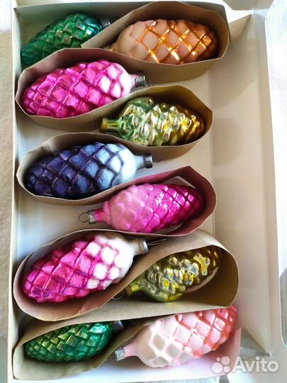 Ёлочные игрушки СССР