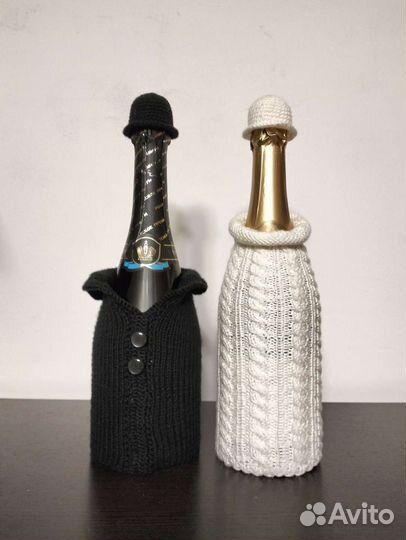 Чехлы на свадебные бутылки