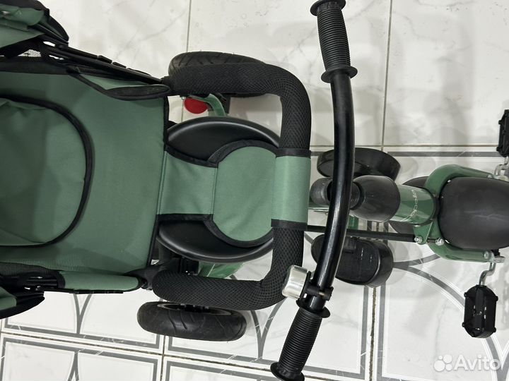 Велосипед коляска с ручкой