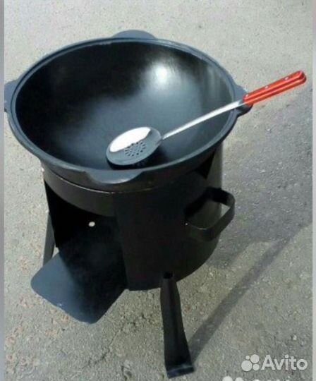 Казаны чугунные 4, 6, 8, 10, 12, 16. 22, 30 литра