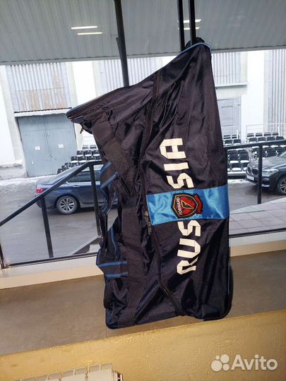 Баул хоккейный детский на колёсах