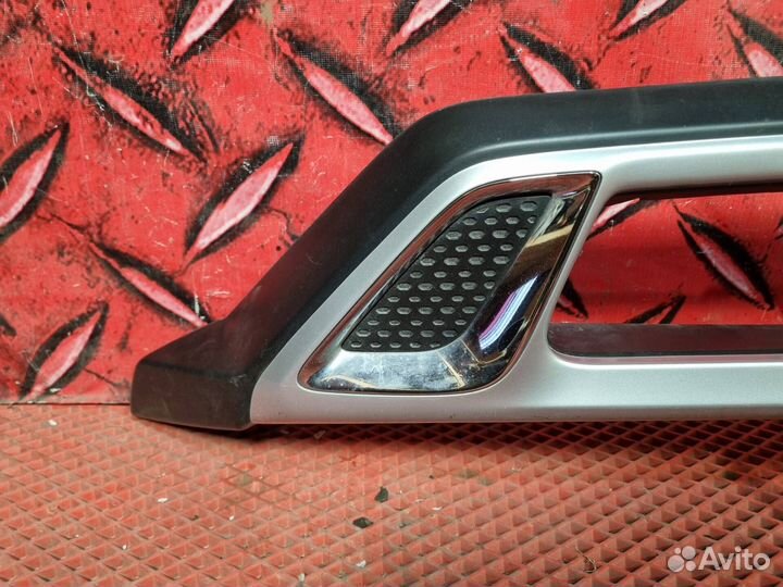 Спойлер переднего бампера Mitsubishi Outlander 3