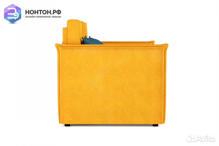 Диван выкатной Дэнди горчичный