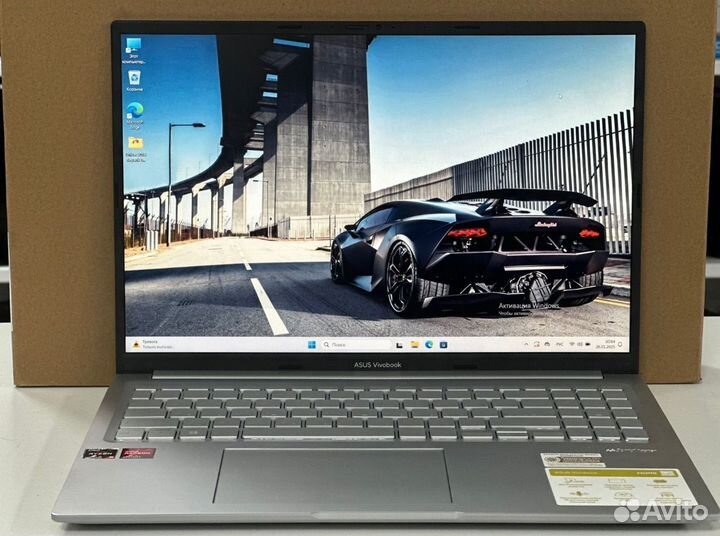 Новый ноутбук asus ryzen 5 5625U/Fhd/ips 512gb