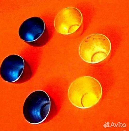 Коньячный набор цветные. Винтаж