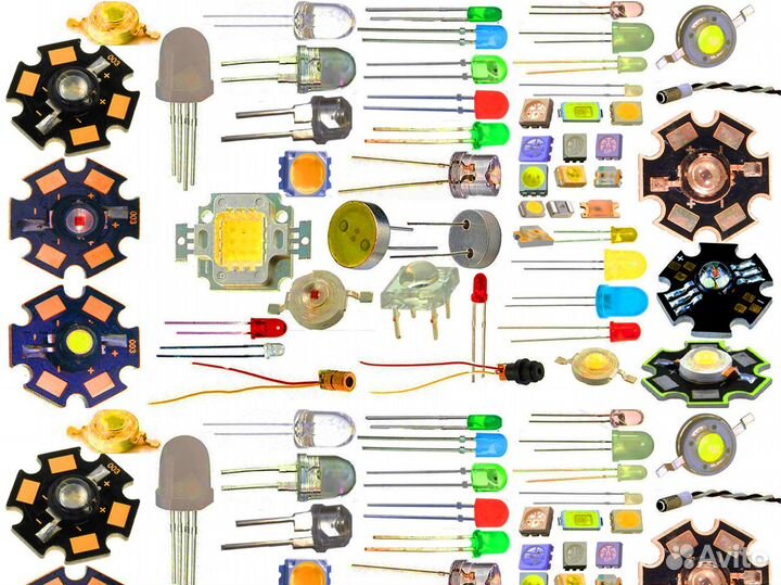 Светодиоды для замены в LED фонарях лентах лампах