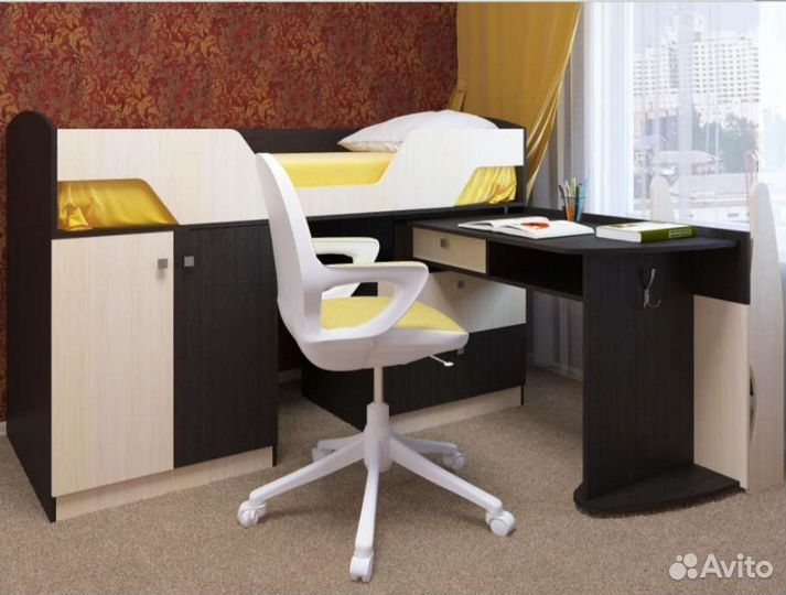 Кровать-чердак детская Лимбо