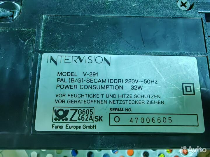 Видеомагнитофон intervision