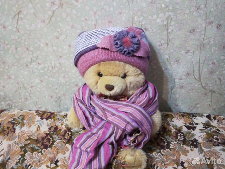 Шапка с шарфом