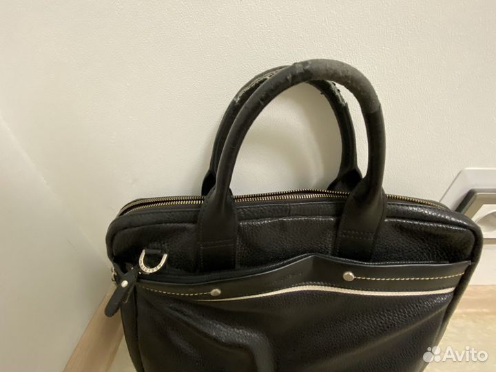 Мужской кожаный портфель