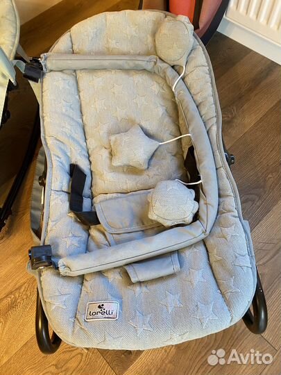 Шезлонг качалка для новорожденных lorelli
