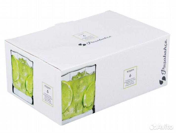 Набор стаканов низких, 6 шт, 210 мл, 