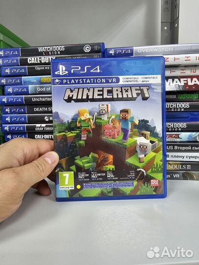 Minecraft ps4,ps 5, vr на русском