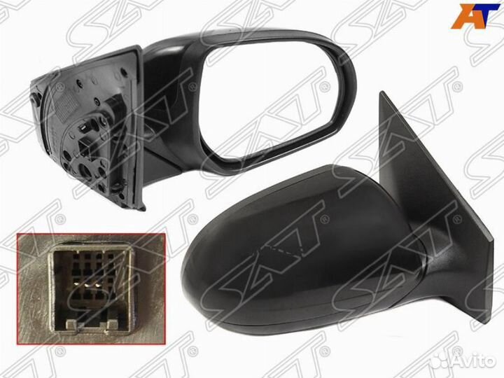 SAT ST-KA47-940-1 Зеркало KIA RIO 10-17 RH 3 конта