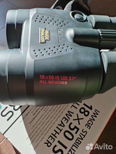 Бинокль Canon 18x50 IS All wether